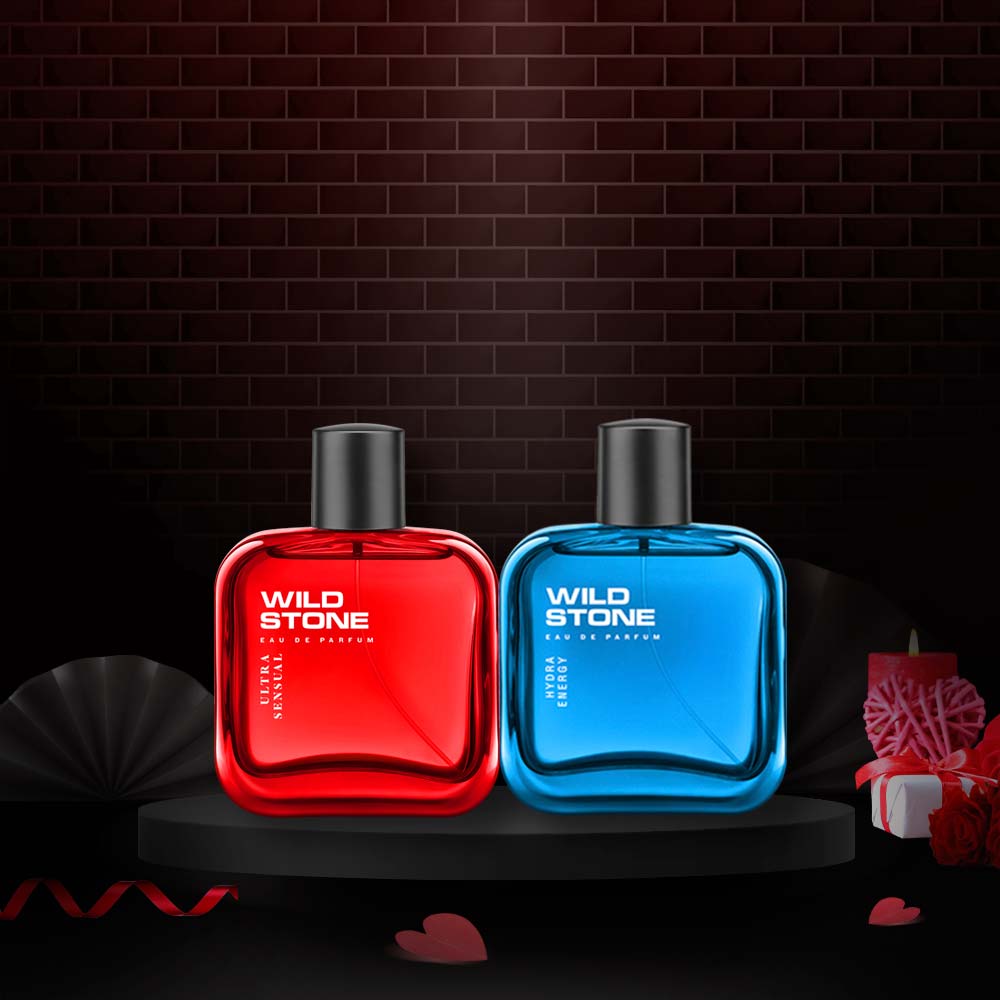 Valentine Gift Box with Hydra Energy Ultra Sensual Perfume