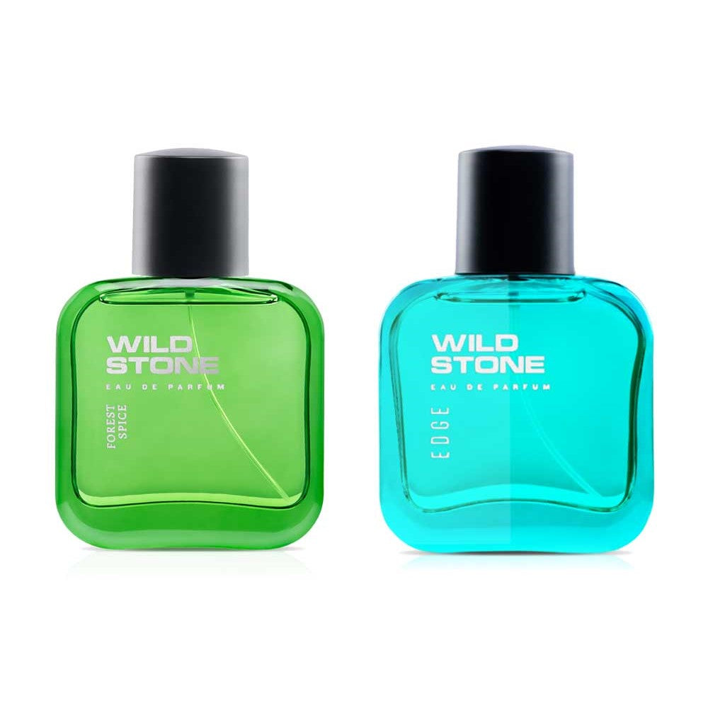 Wild Stone Forest Spice and Edge Perfume - 50 ml each (Pack of 2)