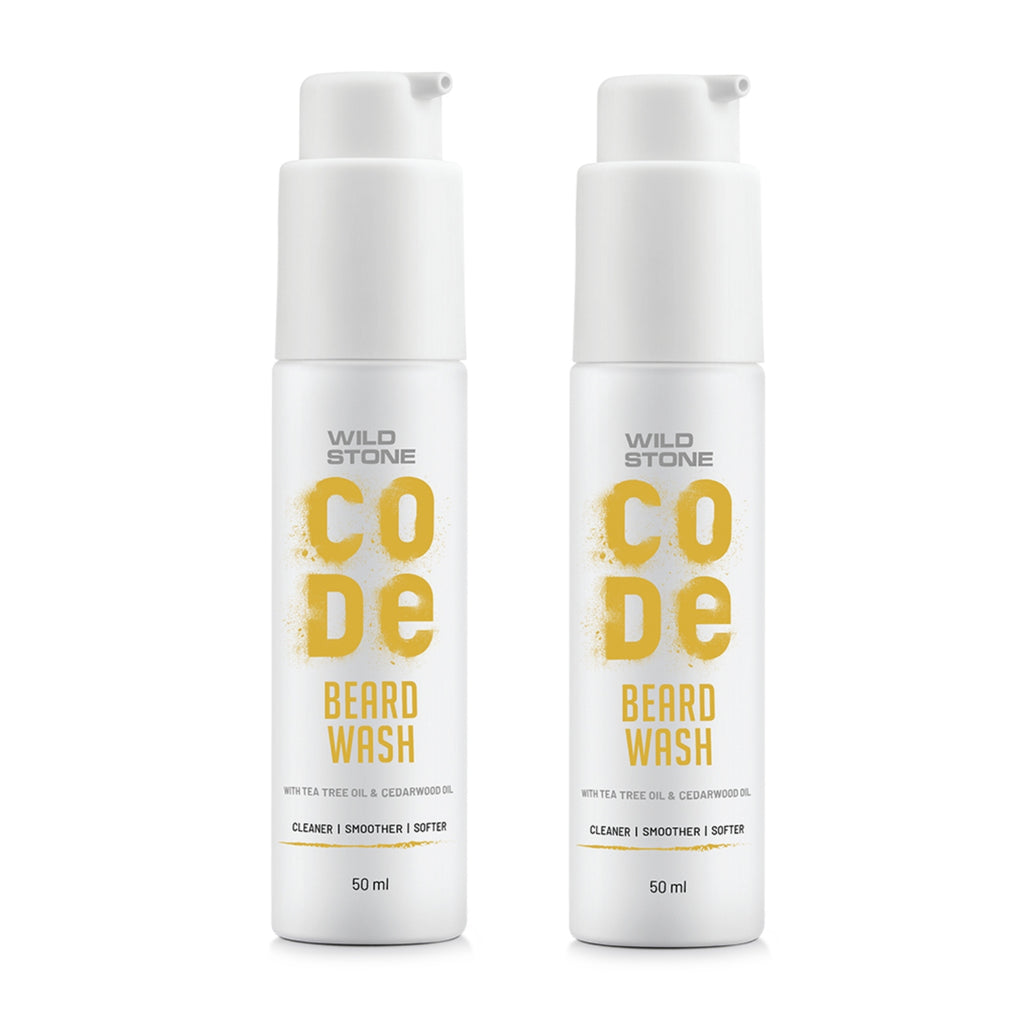 CODE Beard Wash 50 ml each (Pack of 2)