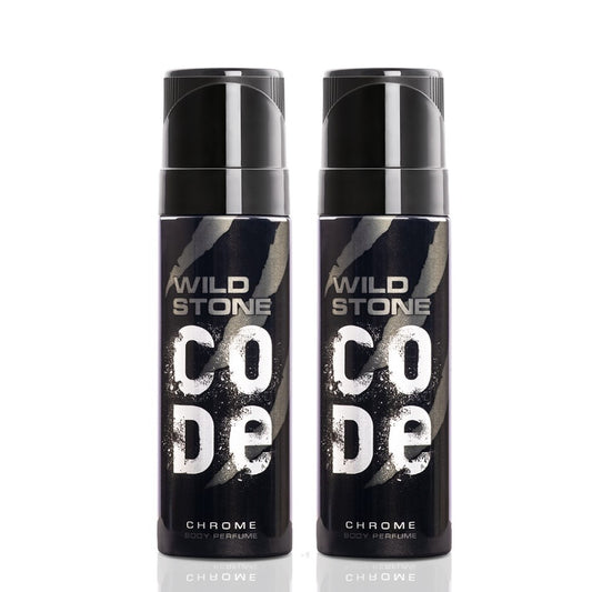 CODE Chrome Body Perfume 120 ml each (Pack of 2)