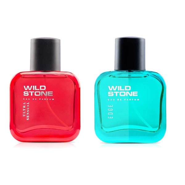 Ultra Sensual and Edge Perfume for Men 30ml each Wild Stone