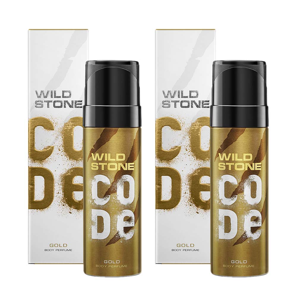 CODE Gold Body Perfume 120 ml each (Pack of 2)