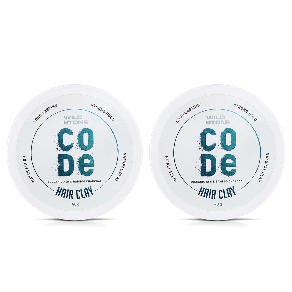 CODE Hair Clay 40 gms each (Pack of 2)