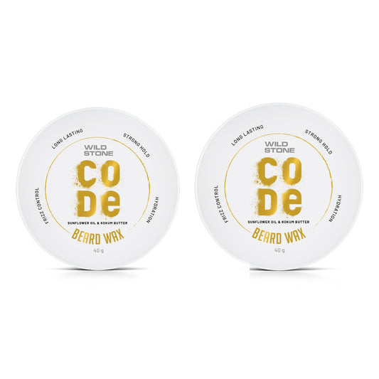 CODE Beard Wax 40 gms each (Pack of 2)