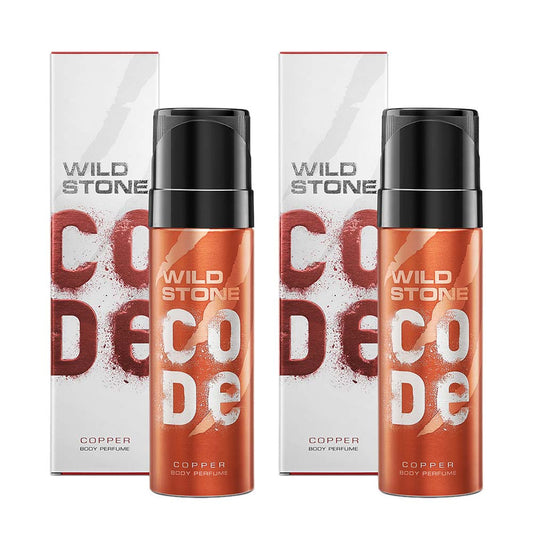 CODE Copper Body Perfume 120 ml each (Pack of 2)