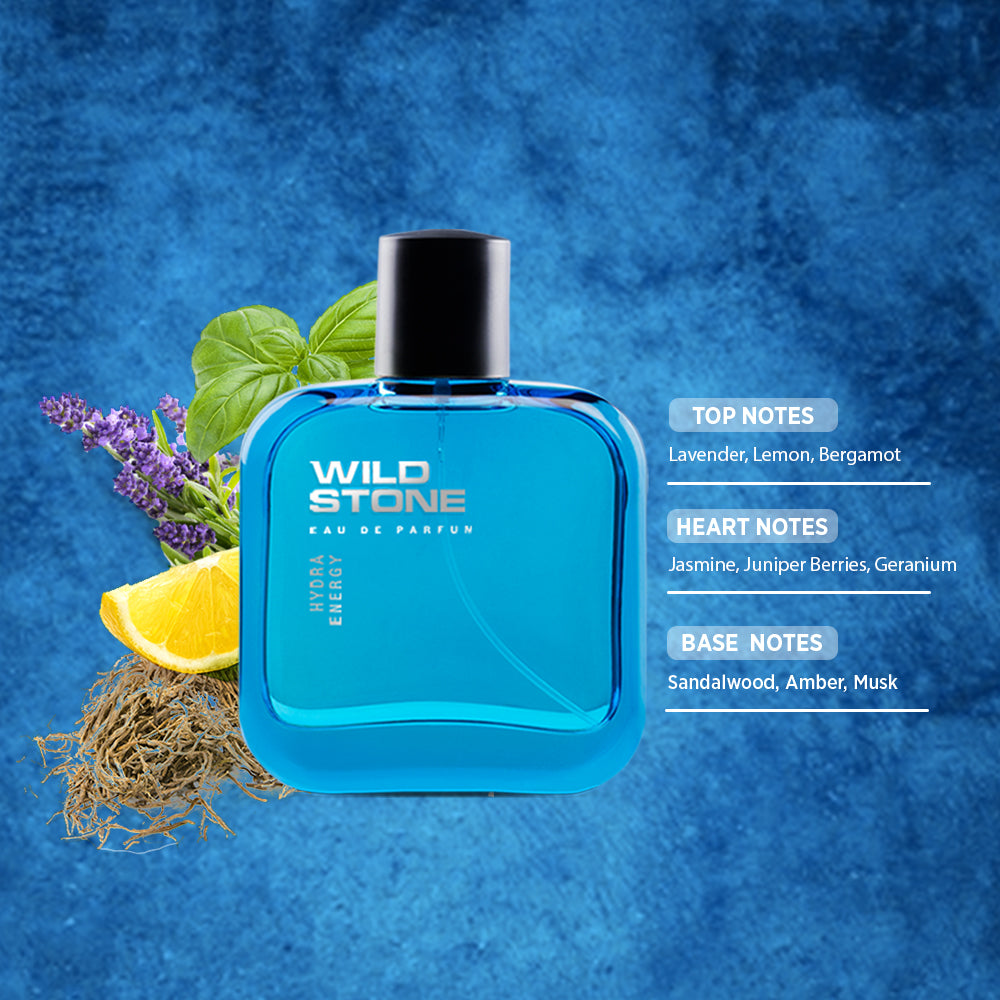 Wild Stone Edge and Hydra Energy Perfume Pack of 2 (50ml each)
