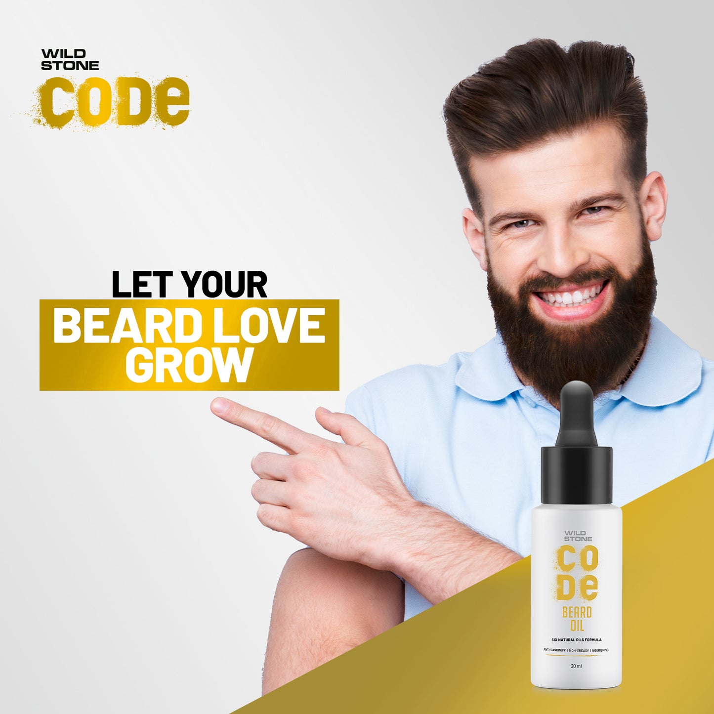 CODE Beard Oil 30 ml each (Pack of 2)