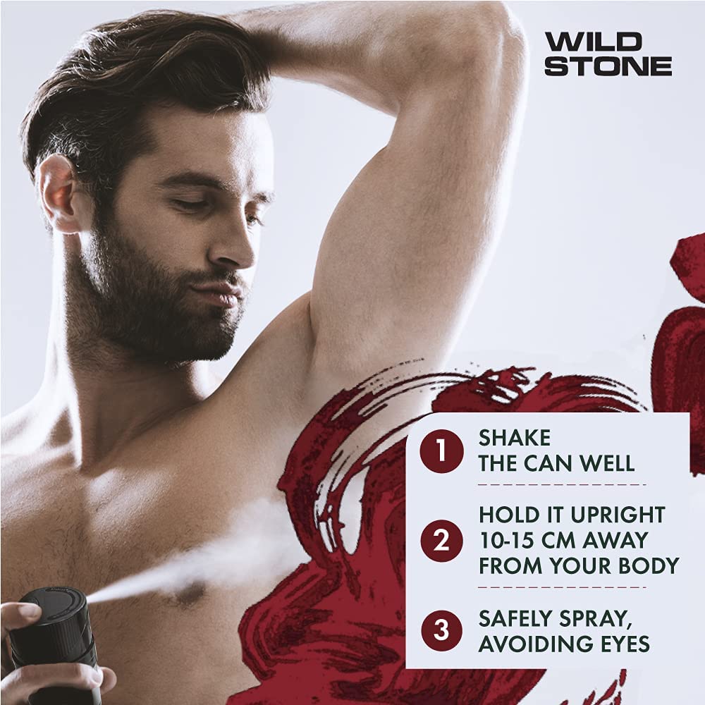 Wild Stone Red, Ultra Sensual and Legend Deodorant Combo Pack of 3 (200ml each)