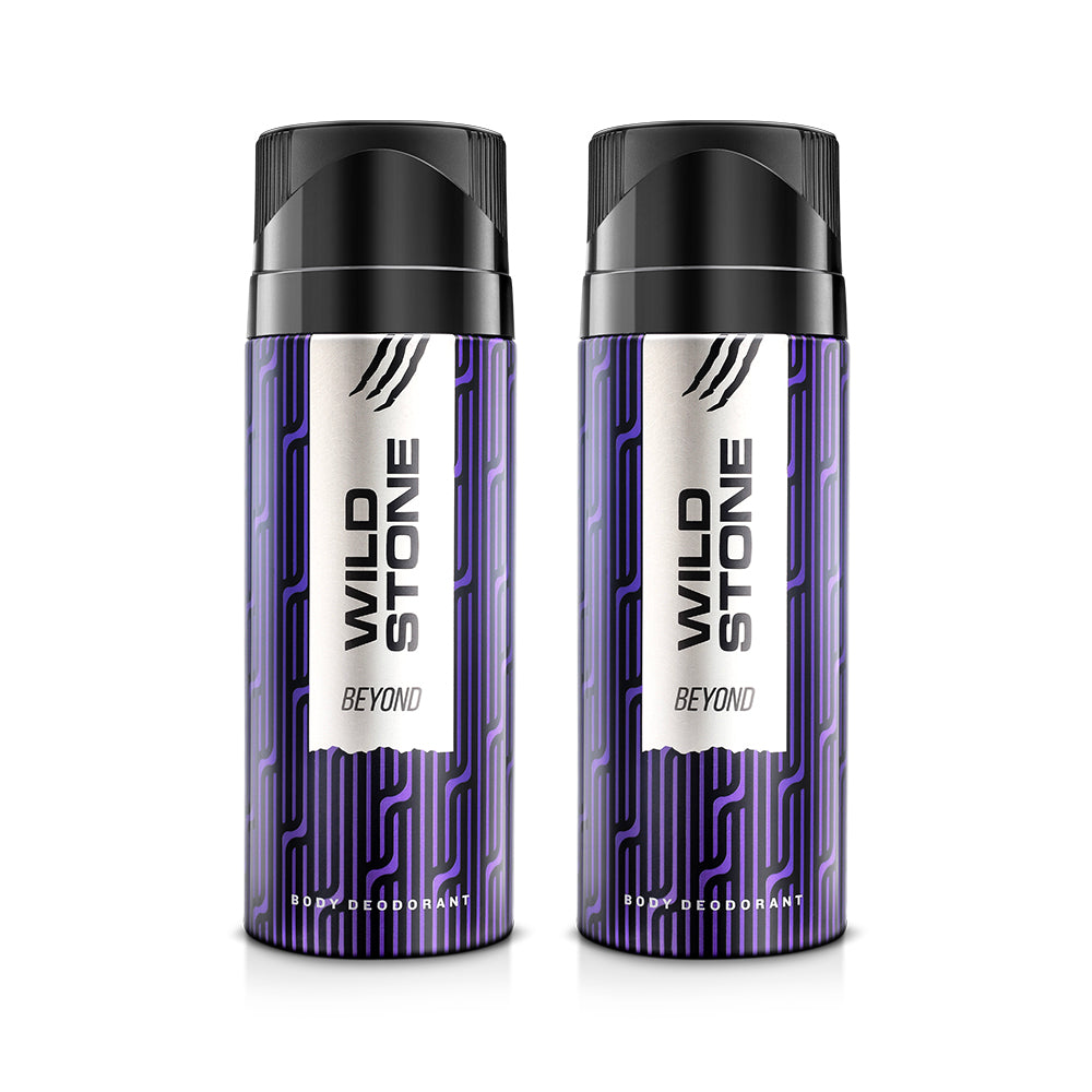 Wild Stone Beyond Deodorant for Men - 150 ml each (Pack of 2)