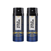Wild Stone Classic Cologne Deodorant, Pack of 2 (225ml each)