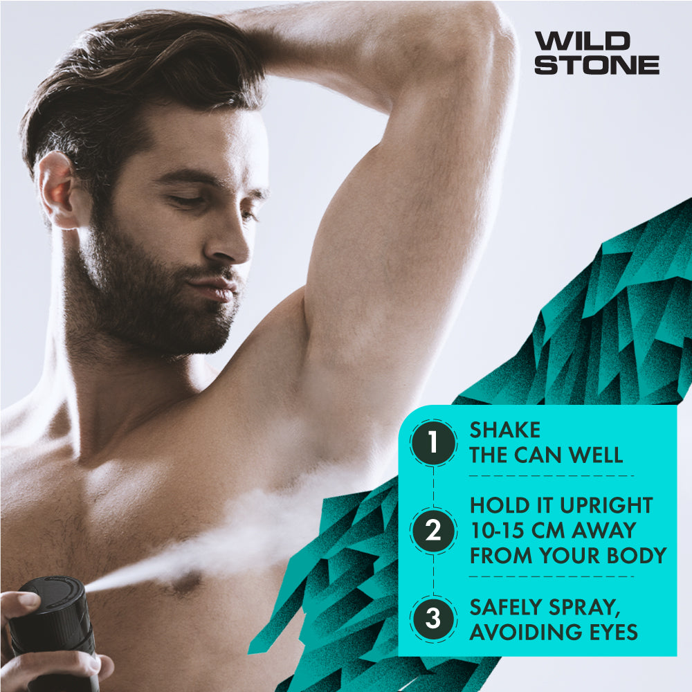 Wild Stone Edge Deodorant - 150 ml each (Pack of 2)