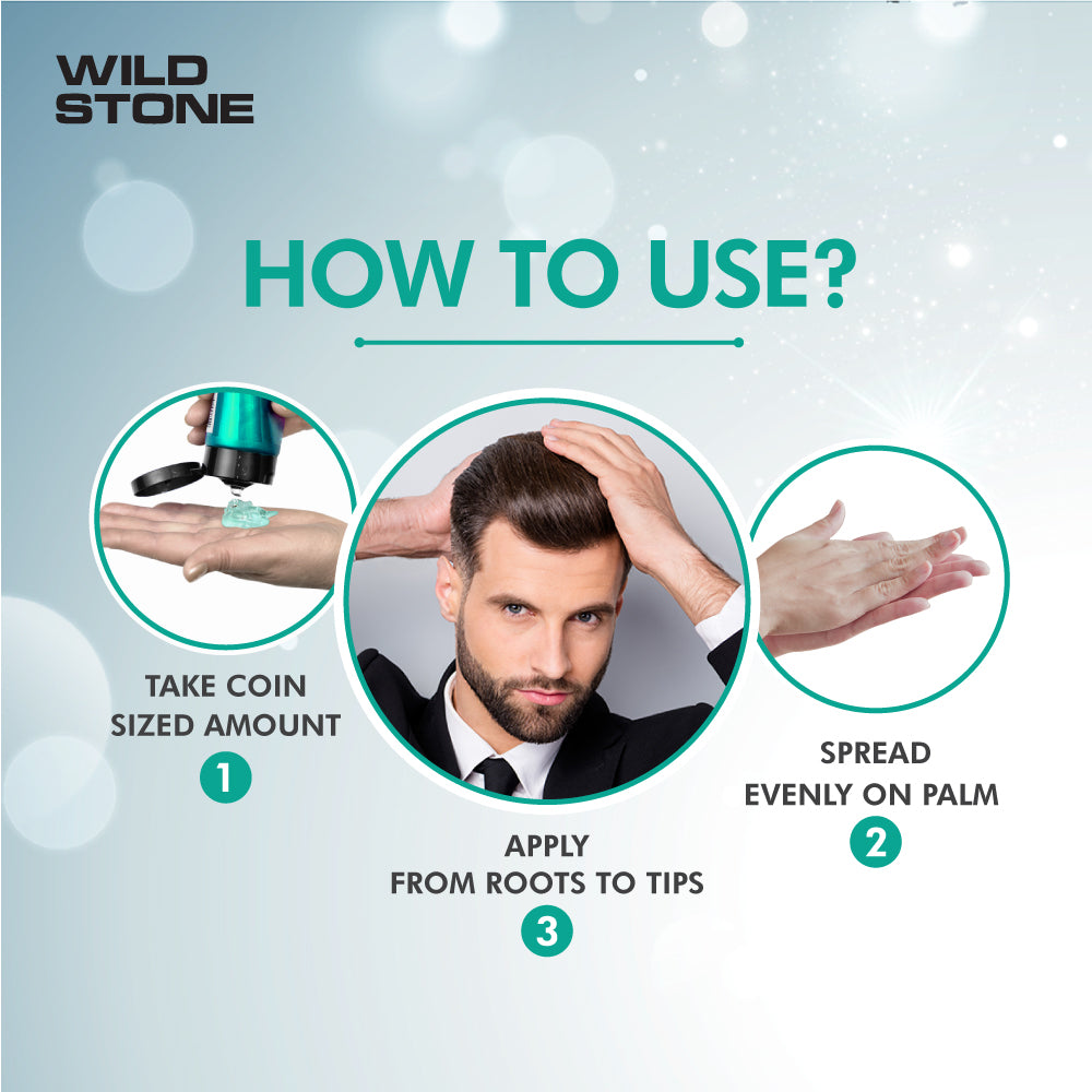 Wild Stone Edge Hair Gel For Men, 100 ml