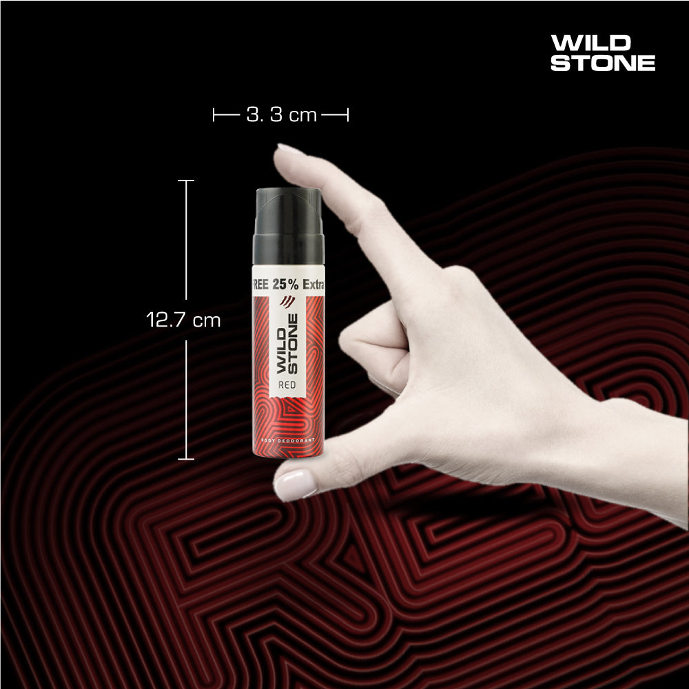 Wild Stone Red and Ultra Sensual Travel Pack Deodorant, Pack of 2 (50ml each)