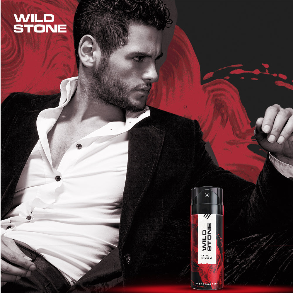 Wild Stone Ultra sensual Deodorant Pack of 2 (150ml each)