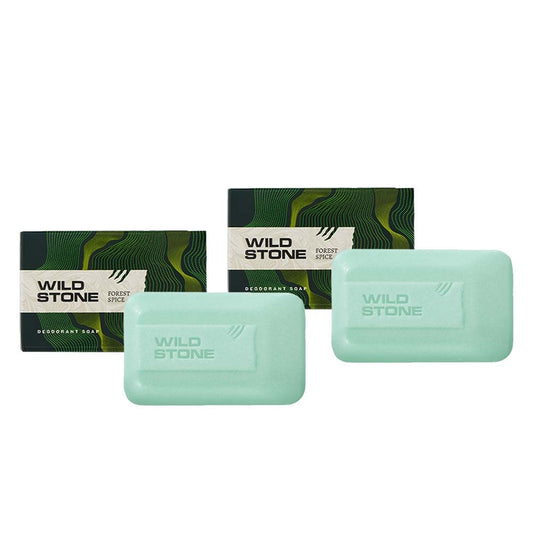 Wild Stone Forest Spice Soap, pack of 2 (125gm each)